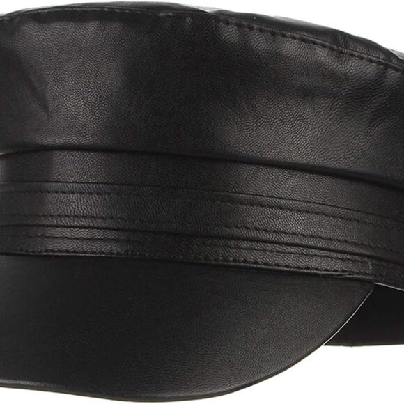 Accessories - Women Fashion Newsboy Cap PU Leather Cabbie Sailor Fiddler Bakerboy Flat Gatsby